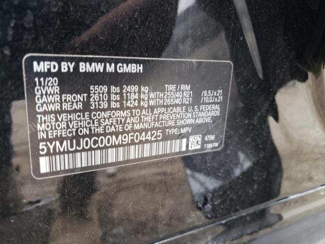 Фото 14 с аукциона – 2021 BMW X4 M COMPE с VIN 5YMUJ0C00M9F04425