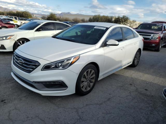 HYUNDAI SONATA SPO 2017 with VIN 5NPE34AF2HH575299 - Photo from auction