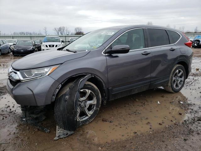 HONDA CR-V EX 2019 with VIN 5J6RW2H55KL010214 - Photo from auction
