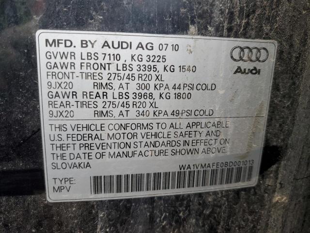 Photo 14 from auction – 2011 AUDI Q7 PRESTIG with VIN WA1VMAFE0BD001013