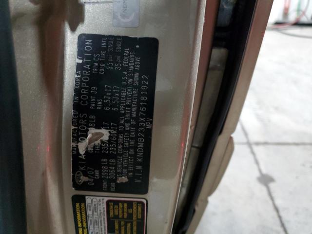 Photo 14 from auction – 2007 KIA SEDONA EX with VIN KNDMB233X76181922