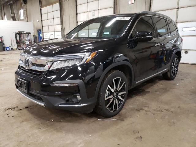 Photo 1 from auction – 2021 HONDA PILOT ELIT with VIN 5FNYF6H03MB033168