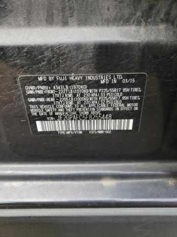 Photo 14 from auction – 2015 SUBARU XV CROSSTR with VIN JF2GPAFC5F8255448