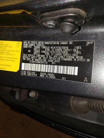Photo 14 from auction – 2008 LEXUS RX 350 with VIN 2T2HK31U88C087238