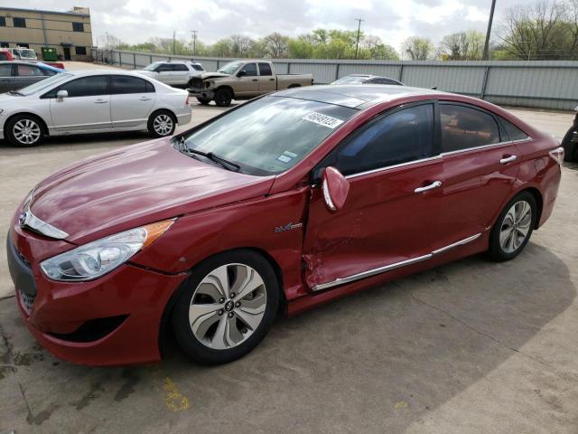 HYUNDAI SONATA HYB 2014 with VIN KMHEC4A40EA103437 - Photo from auction