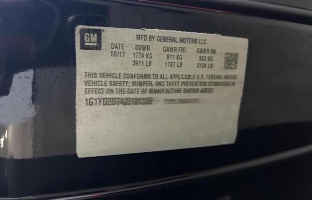Photo 10 from auction – 2018 CHEVROLET CORVETTE S with VIN 1G1YD2D74J5101338