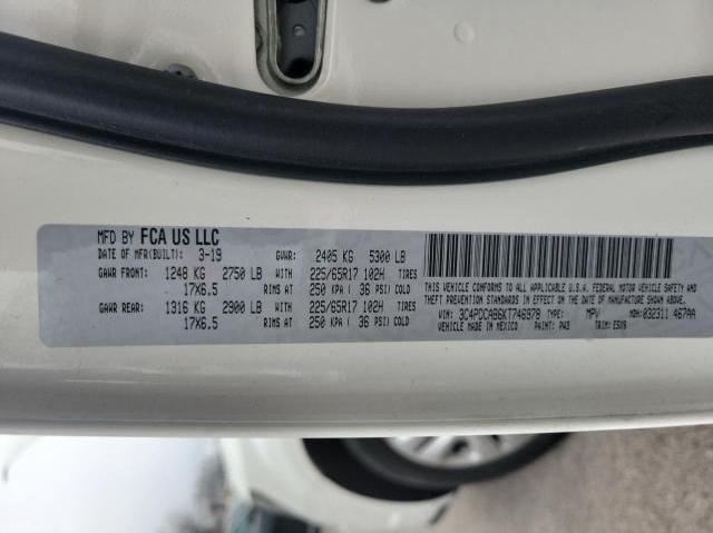 Photo 10 from auction – 2019 DODGE JOURNEY SE with VIN 3C4PDCAB6KT746978