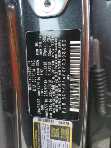 Photo 14 from auction – 2023 KIA SPORTAGE E with VIN 5XYK33AFXPG098060