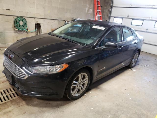 FORD FUSION SE 2018 with VIN 3FA6P0LU2JR127165 - Photo from auction