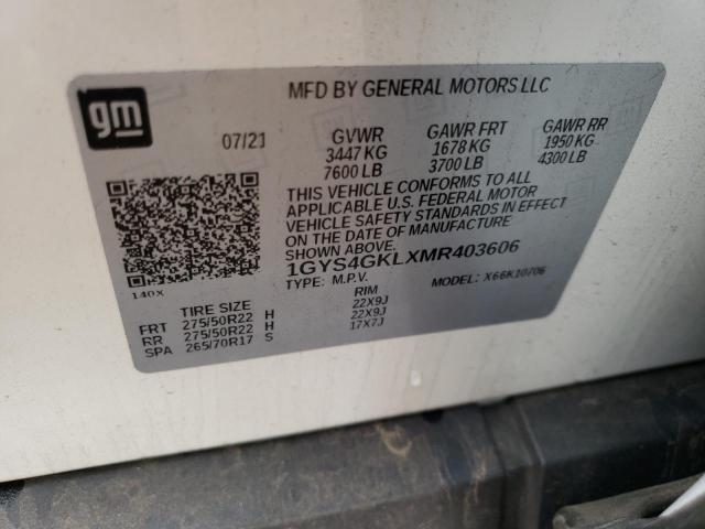 Photo 14 from auction – 2021 CADILLAC ESCALADE S with VIN 1GYS4GKLXMR403606