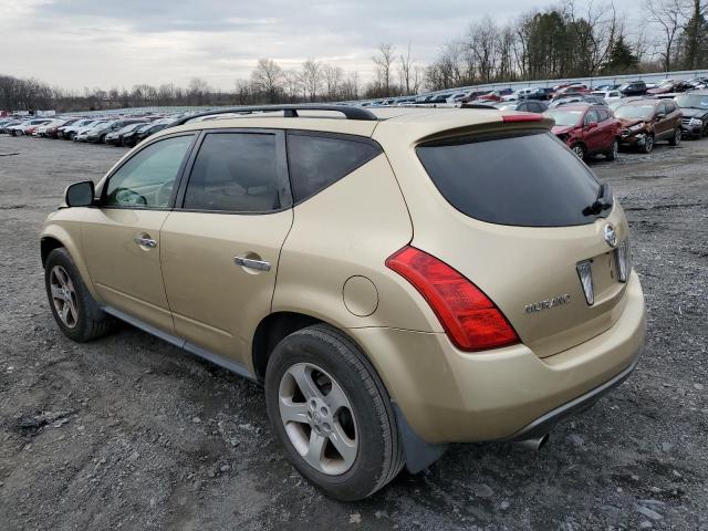 Photo 2 from auction – 2003 NISSAN MURANO SL with VIN JN8AZ08T13W110487