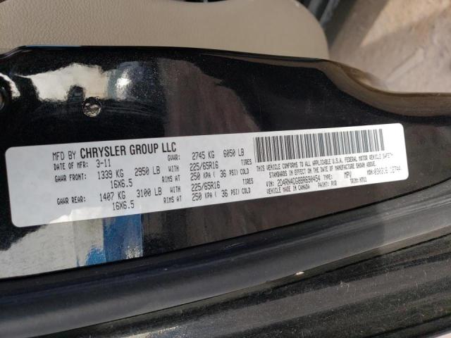 Photo 14 from auction – 2011 DODGE GRAND CARA with VIN 2D4RN4DG8BR690454