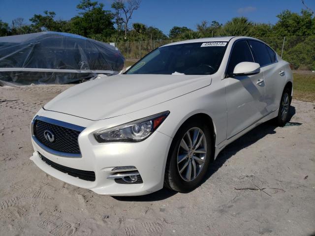 INFINITI Q50 BASE 2015 with VIN JN1BV7AR7FM410086 - Photo from auction