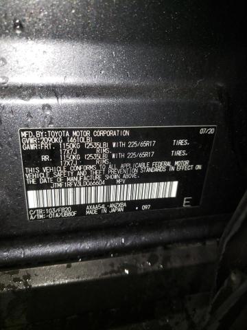 Photo 14 from auction – 2020 TOYOTA RAV4 LE with VIN JTMF1RFV3LD066604