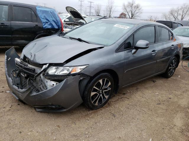HONDA CIVIC EXL 2013 with VIN 19XFB2F90DE067944 - Photo from auction