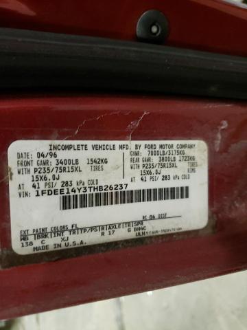 Photo 14 from auction – 1996 FORD ECONOLINE with VIN 1FDEE14Y3THB26237