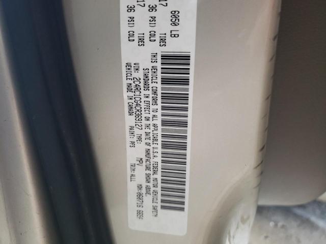 Photo 14 from auction – 2012 CHRYSLER TOWN & COU with VIN 2C4RC1CG4CR369127