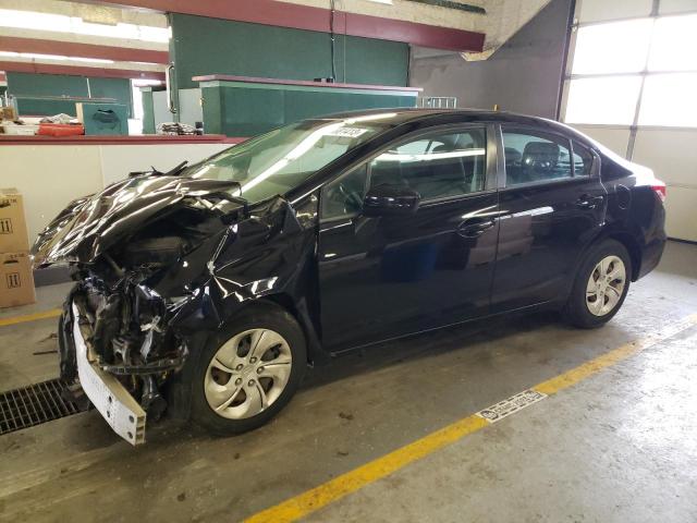 HONDA CIVIC LX 2014 with VIN 19XFB2F56EE227260 - Photo from auction