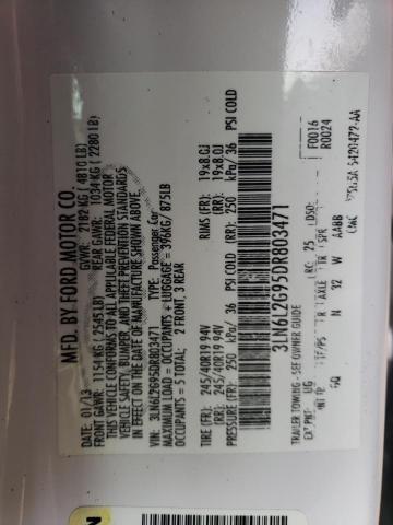 Photo 14 from auction – 2013 LINCOLN MKZ with VIN 3LN6L2G95DR803471