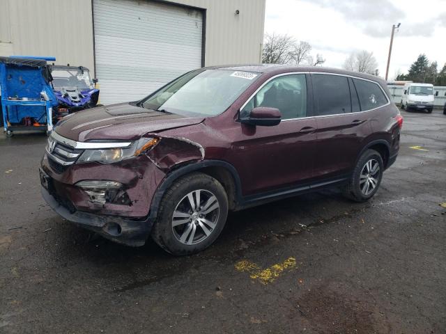 HONDA PILOT EXL 2017 with VIN 5FNYF6H54HB052913 - Photo from auction