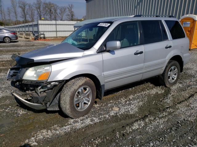 HONDA PILOT 2004 with VIN 2HKYF18404H539287 - Photo from auction
