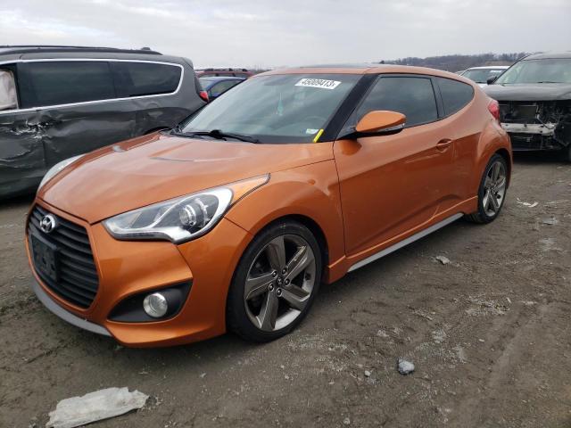 HYUNDAI VELOSTER T 2013 with VIN KMHTC6AEXDU162245 - Photo from auction