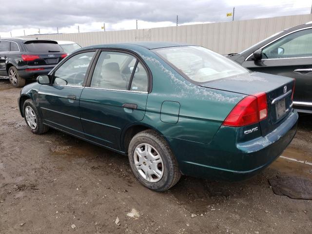 Photo 2 from auction – 2001 HONDA CIVIC LX with VIN 2HGES16511H510946