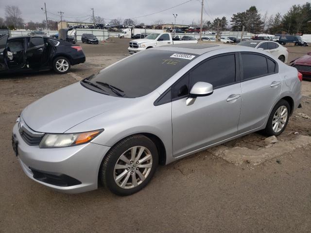 HONDA CIVIC EXL 2012 with VIN 19XFB2F92CE318302 - Photo from auction