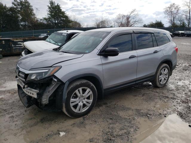HONDA PILOT LX 2017 with VIN 5FNYF5H18HB040884 - Photo from auction