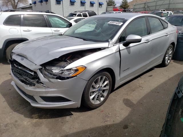 FORD FUSION SE 2017 with VIN 3FA6P0LU0HR296336 - Photo from auction