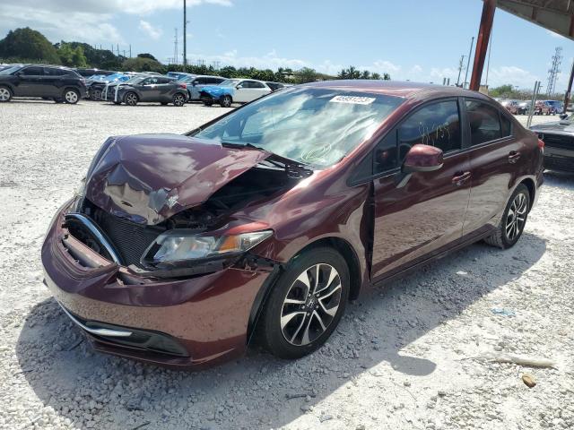 Photo 1 from auction – 2013 HONDA CIVIC LX with VIN 19XFB2F51DE098360