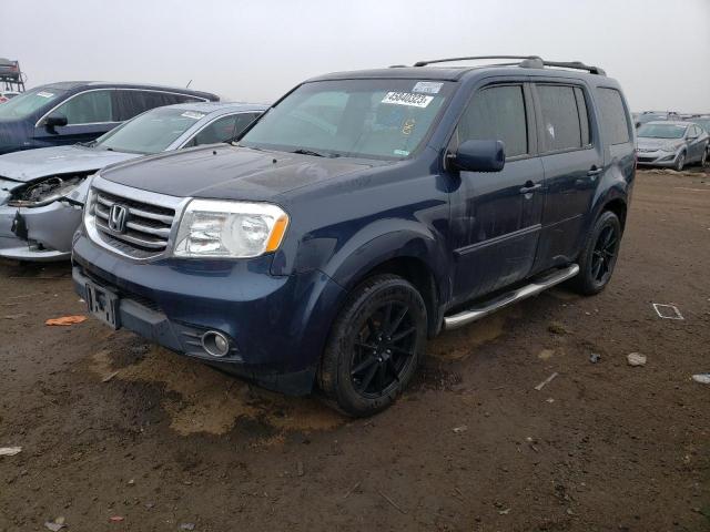 HONDA PILOT EXL 2012 with VIN 5FNYF4H6XCB025785 - Photo from auction