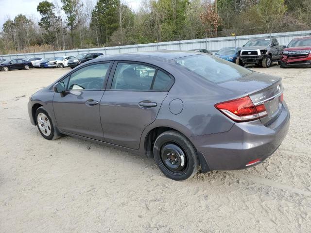 Photo 2 from auction – 2014 HONDA CIVIC LX with VIN 2HGFB2F58EH559464