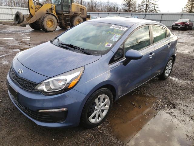 KIA RIO LX 2016 with VIN KNADM4A32G6589773 - Photo from auction