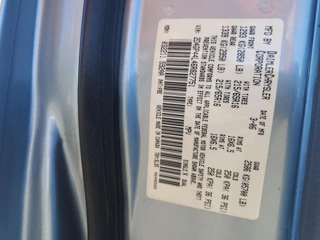 Photo 14 from auction – 2006 DODGE GRAND CARA with VIN 2D4GP44L46R827751