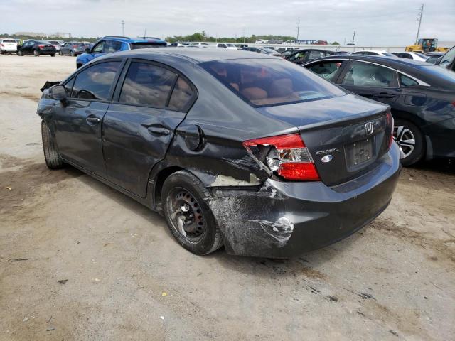 Photo 2 from auction – 2012 HONDA CIVIC LX with VIN 19XFB2F50CE068524