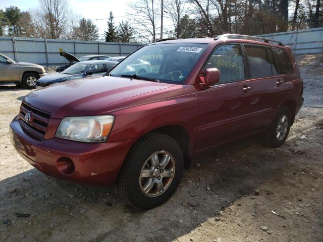 TOYOTA HIGHLANDER 2007 with VIN JTEEP21A370206777 - Photo from auction