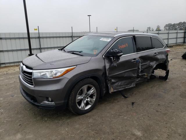 TOYOTA HIGHLANDER 2016 with VIN 5TDYKRFH5GS144374 - Photo from auction