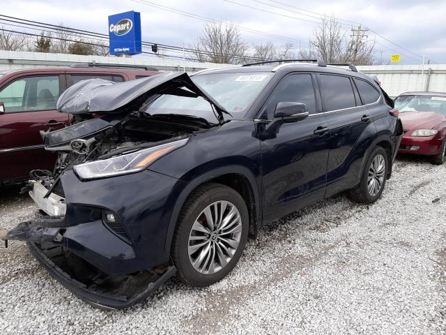 TOYOTA HIGHLANDER 2021 with VIN 5TDFZRBH4MS062883 - Photo from auction