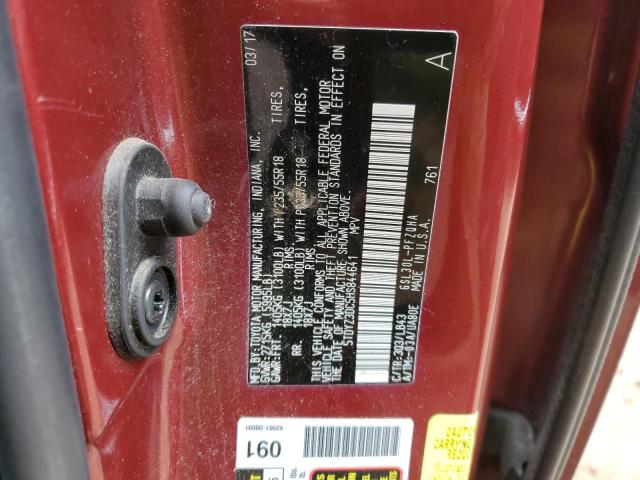 Photo 14 from auction – 2017 TOYOTA SIENNA XLE with VIN 5TDYZ3DC5HS844641