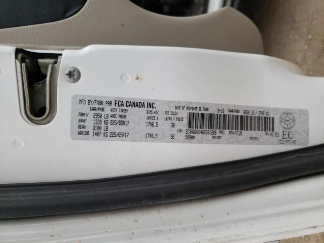 Photo 14 from auction – 2016 DODGE GRAND CARA with VIN 2C4RDGBG4GR331209