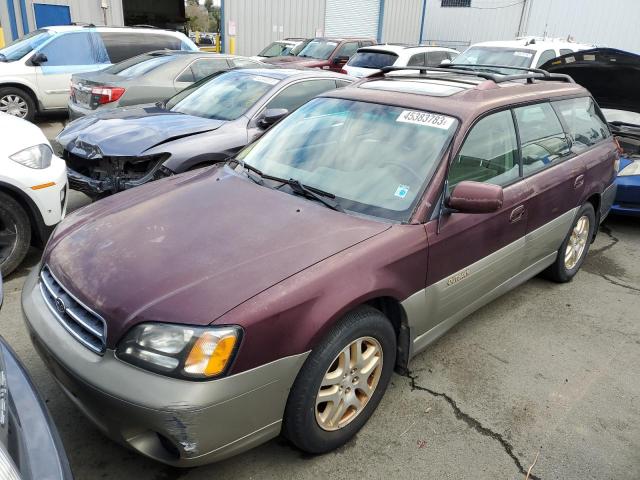 SUBARU LEGACY OUT 2000 with VIN 4S3BH686XY7665357 - Photo from auction