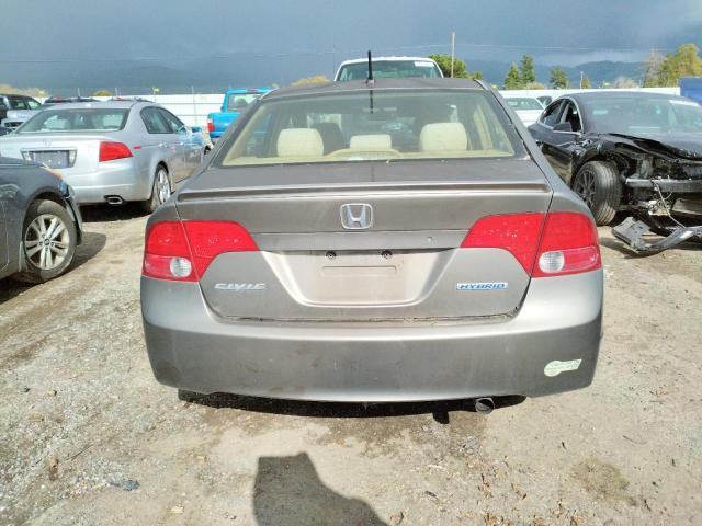 Photo 6 from auction – 2006 HONDA CIVIC HYBR with VIN JHMFA36226S025205