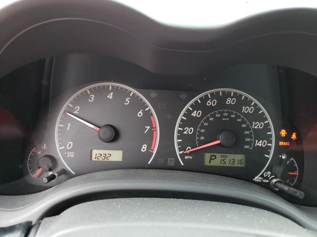 Photo 9 from auction – 2009 TOYOTA COROLLA BA with VIN JTDBL40E799064385
