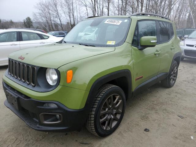 JEEP RENEGADE L 2016 with VIN ZACCJBBW3GPD27620 - Photo from auction