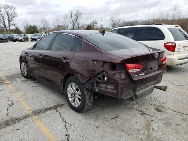 Photo 2 from auction – 2016 KIA OPTIMA LX with VIN 5XXGT4L32GG093230