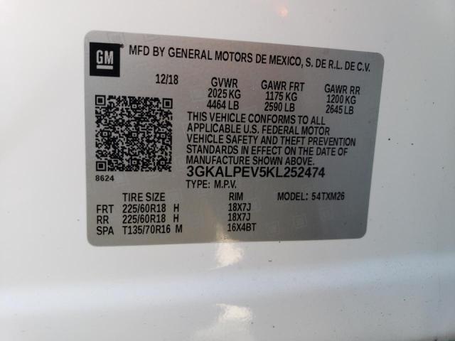 Photo 14 from auction – 2019 GMC TERRAIN SL with VIN 3GKALPEV5KL252474