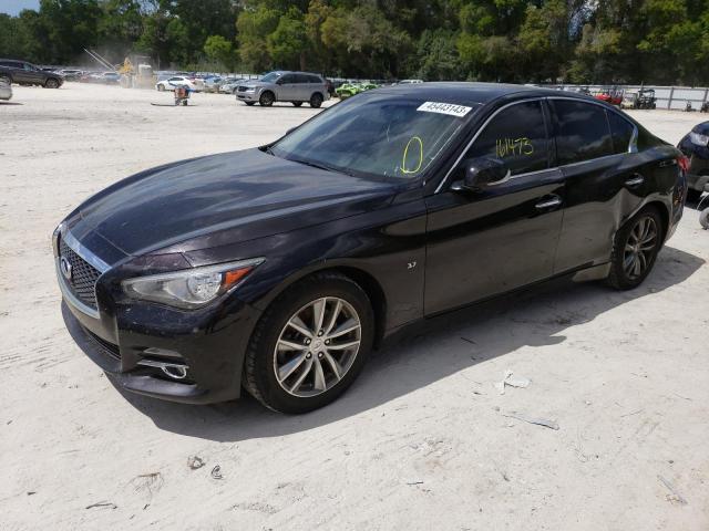 INFINITI Q50 BASE 2014 with VIN JN1BV7AR2EM707541 - Photo from auction