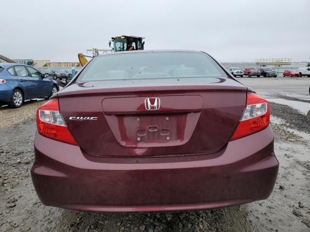 Photo 6 from auction – 2012 HONDA CIVIC LX with VIN 19XFB2F51CE083999