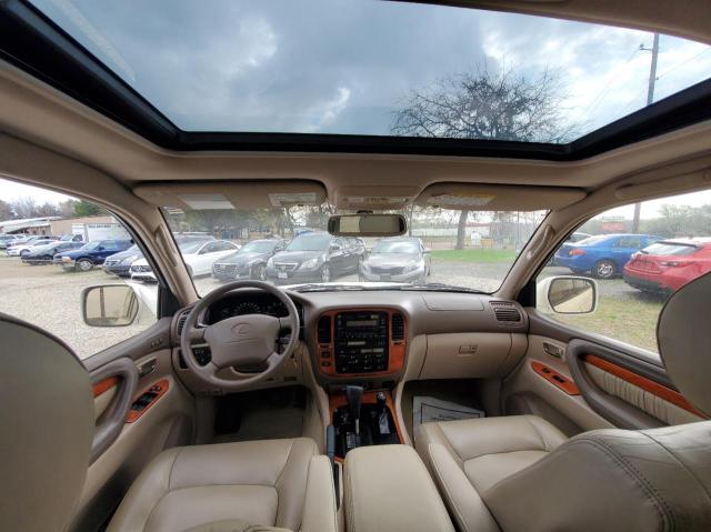 Photo 9 from auction – 1999 LEXUS LX 470 with VIN JT6HT00W3X0072570